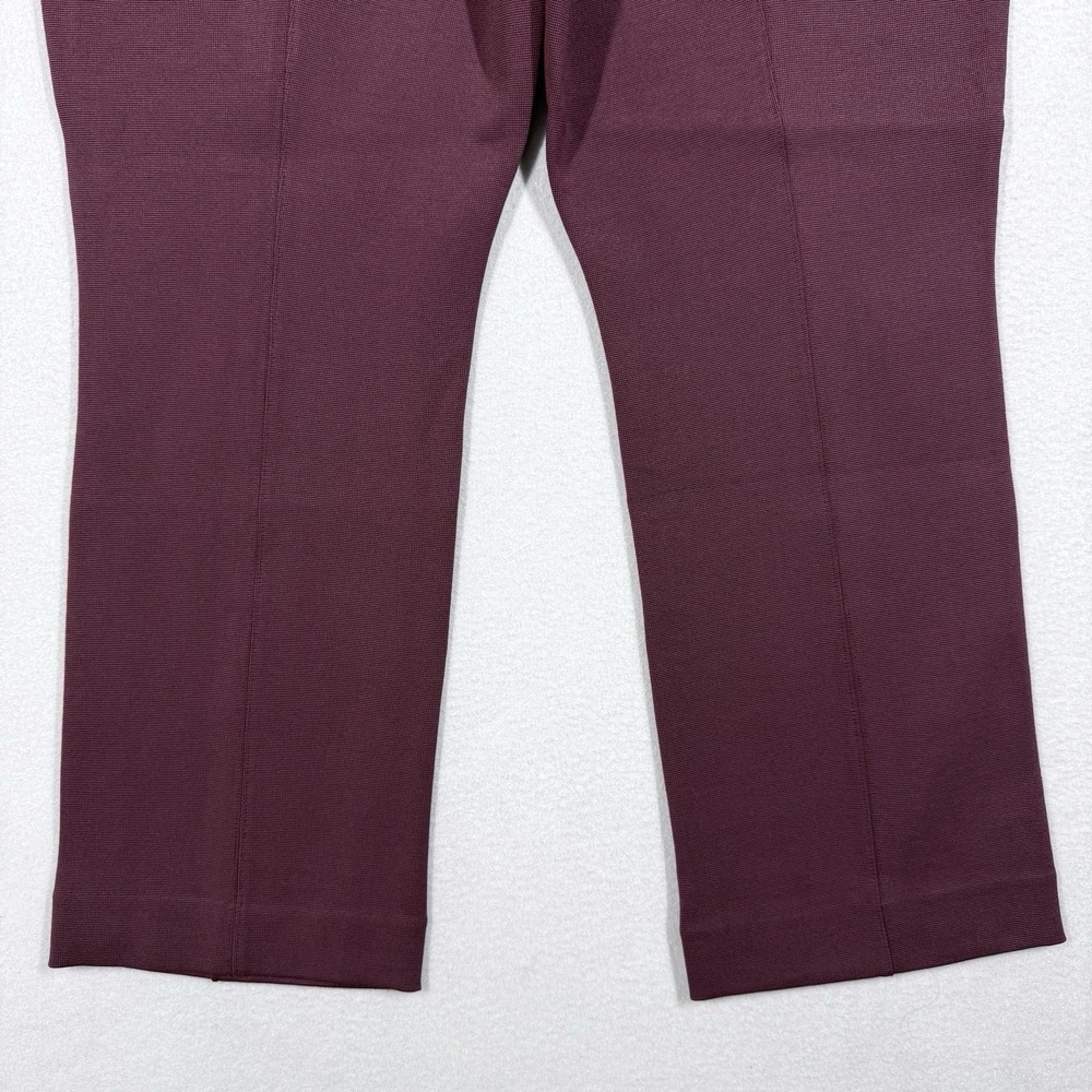 Maeve Anthropologie Pants Womens XL Poppy Kick Flare Pull On Pant Cocoa Plum NWT - Picture 8 of 15